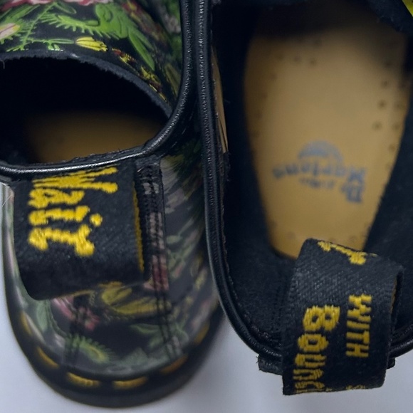 Dr Doc Martens Carnivorous Plants Floral Bloom Combat Boots Women’s Size 8 EU 39 - Picture 9 of 11